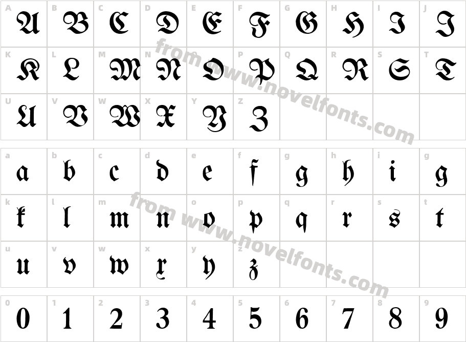 Proclamate Light LightCharacter Map