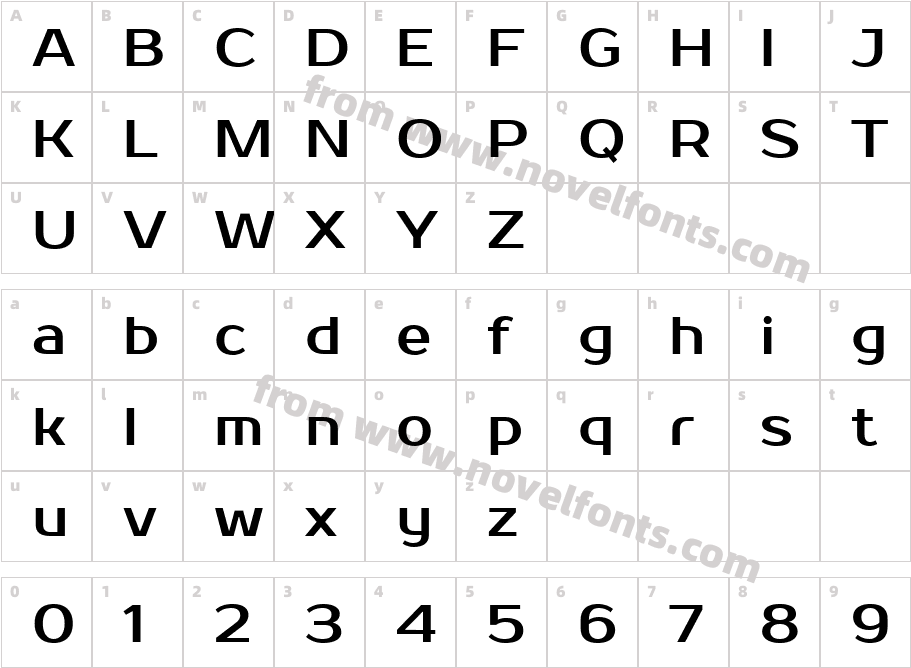 Prosto OneCharacter Map