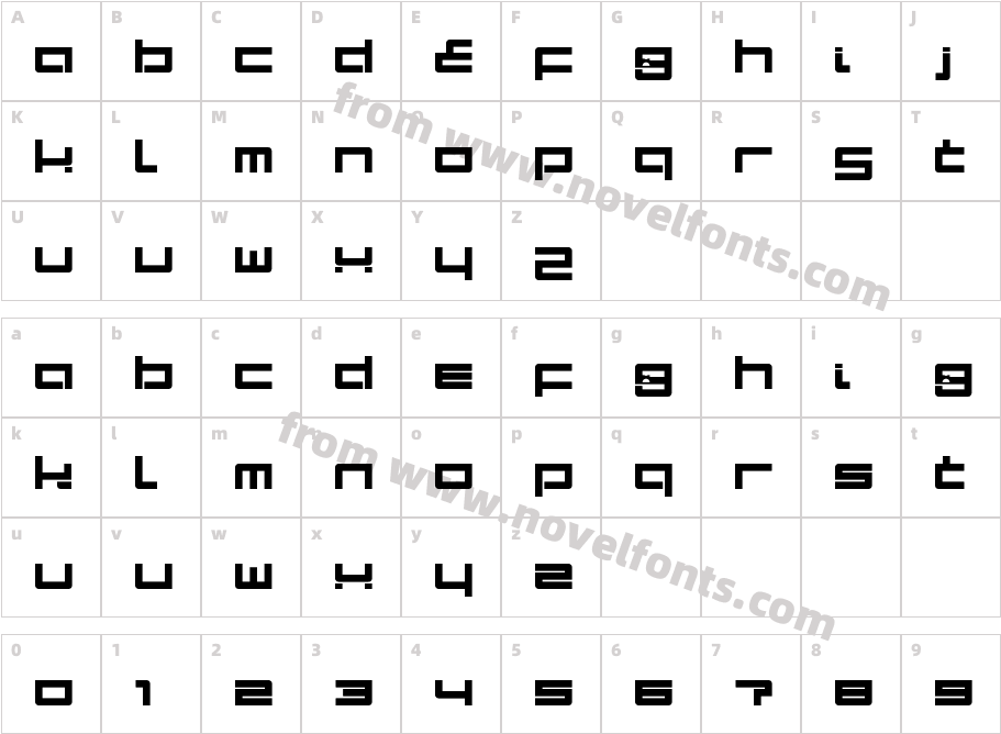 Proto LDR RegularCharacter Map