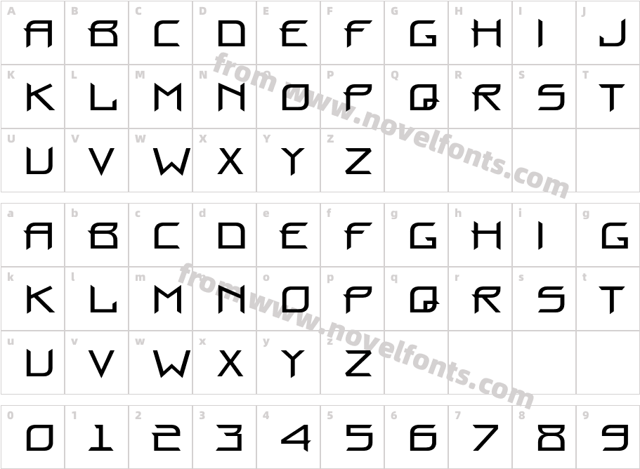 ProunBCCharacter Map