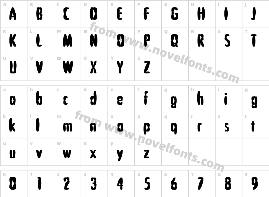 PuffedRiceBlackCharacter Map