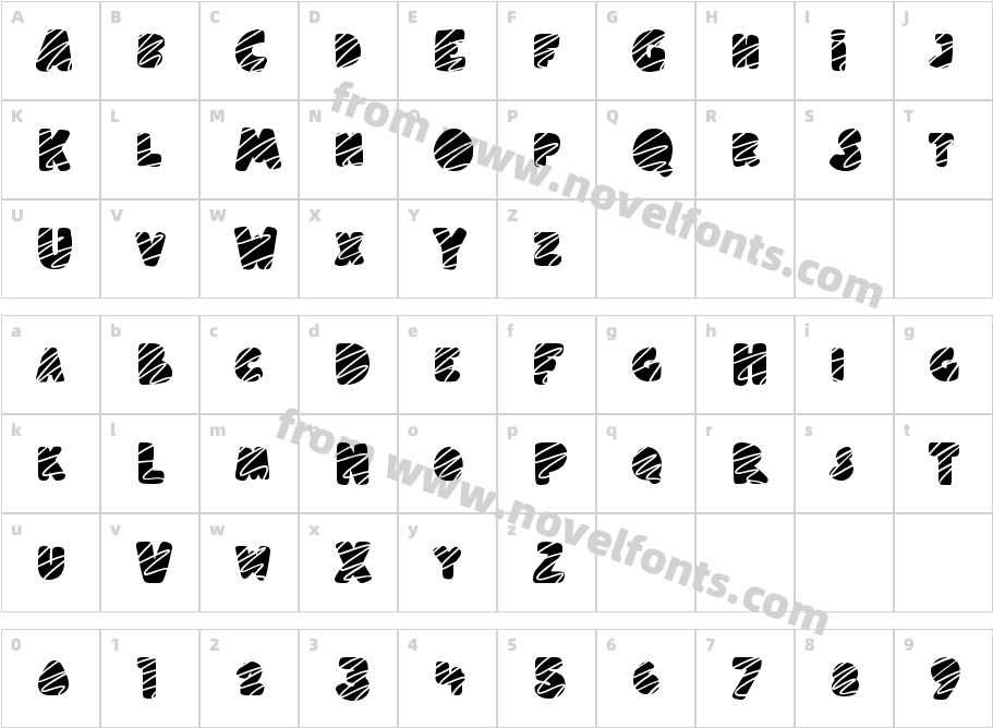 PumpkinGamesAltRegularCharacter Map