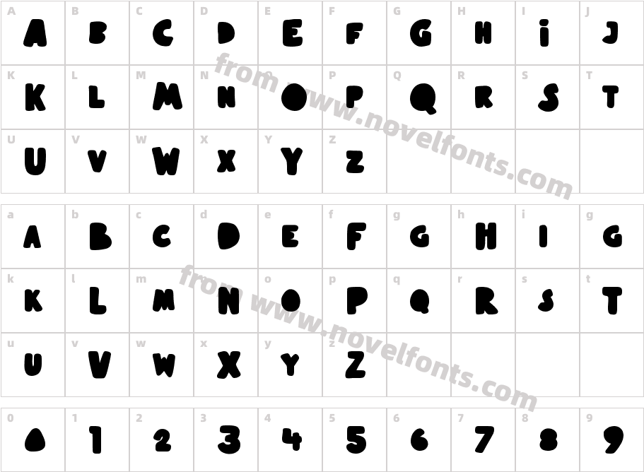 PumpkinGamesRegularCharacter Map