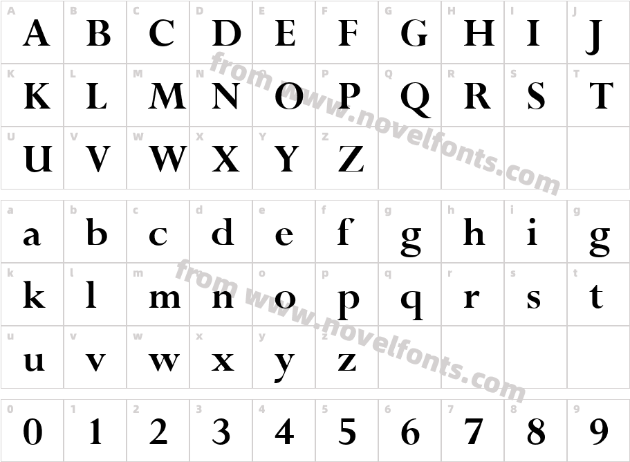 Purloin BoldCharacter Map