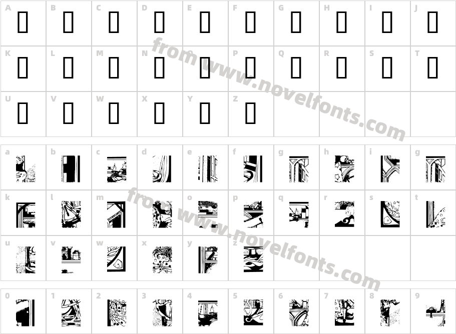 Puzzler3Character Map