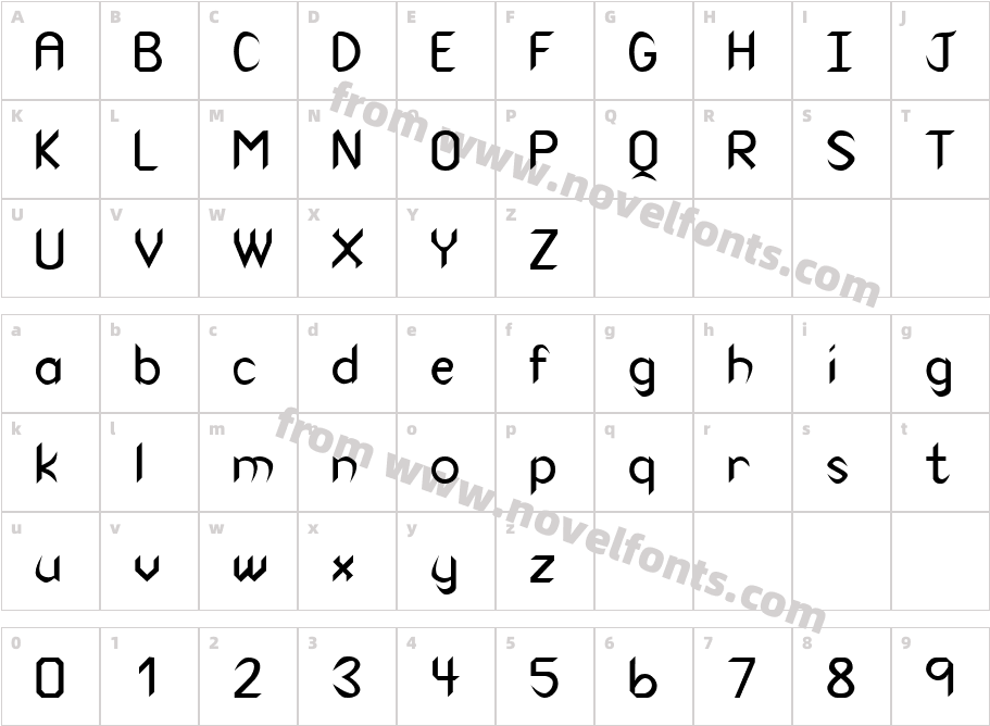 QTCanaithtype RegularCharacter Map