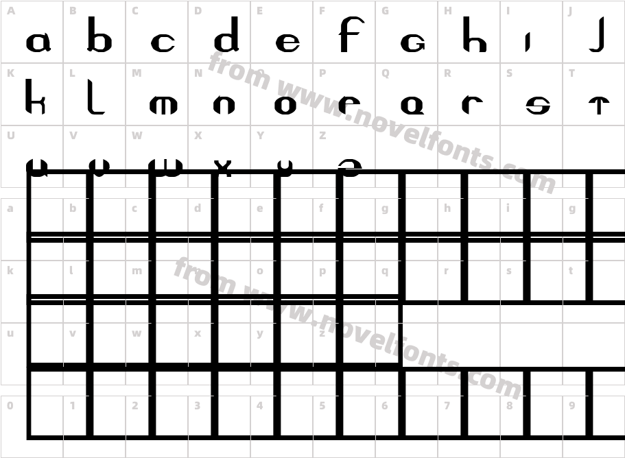 QUESTORCharacter Map