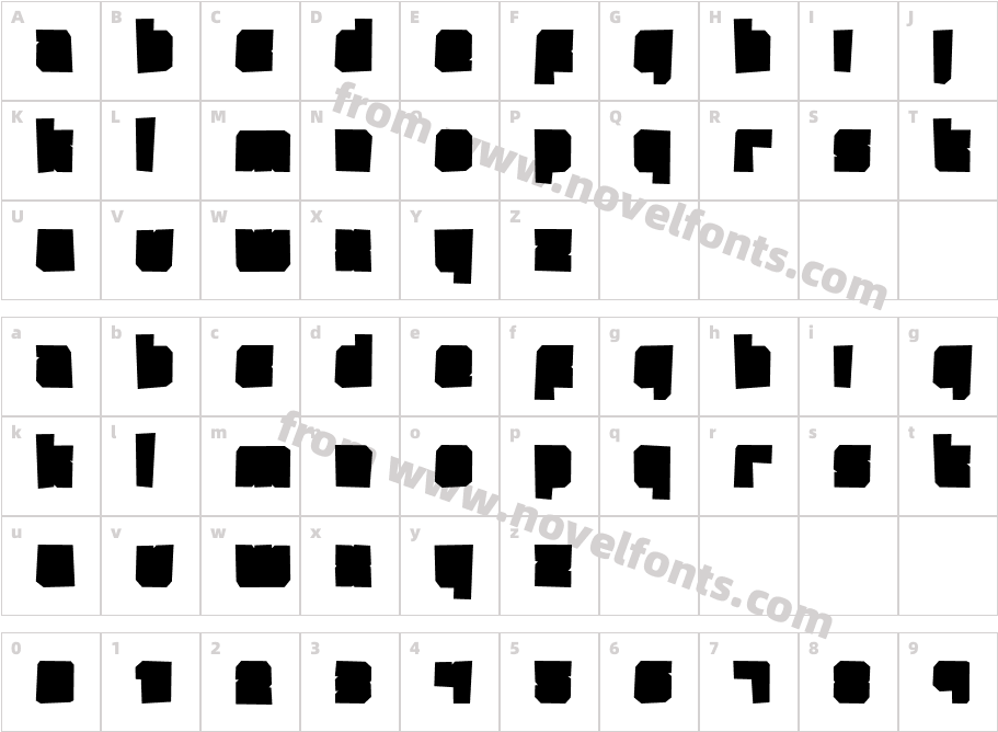 Qbic SaulCharacter Map