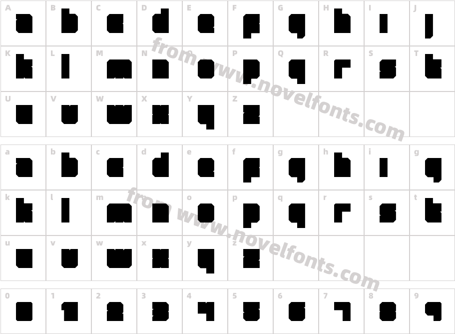 QbicCharacter Map