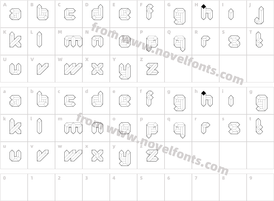 Quad LightCharacter Map