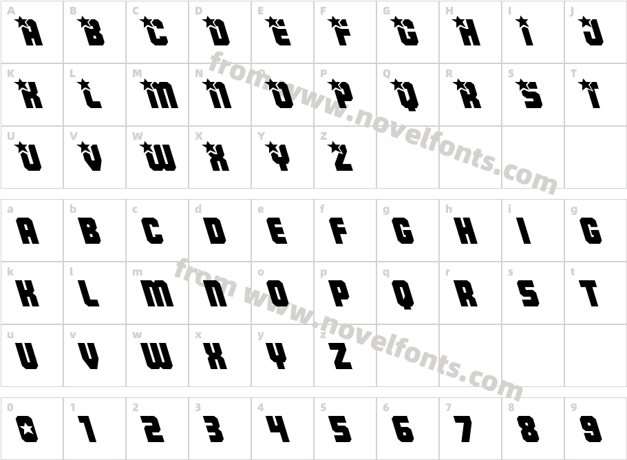 Army Rangers LeftalicCharacter Map