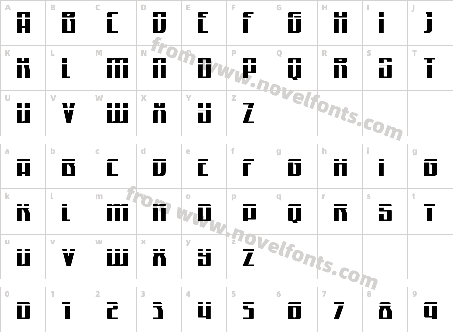 Quantum of Malice LaserCharacter Map