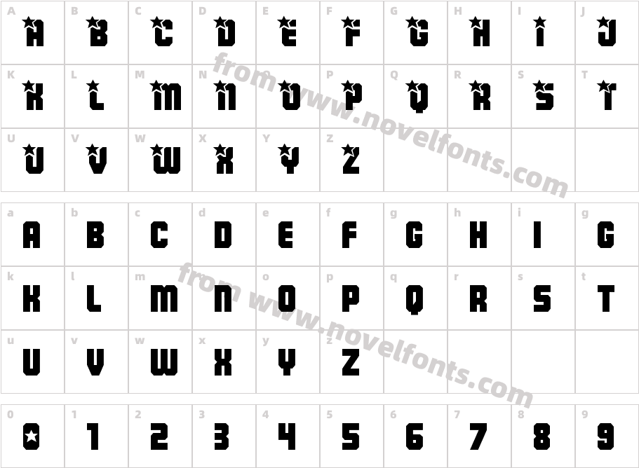 Army Rangers RegularCharacter Map