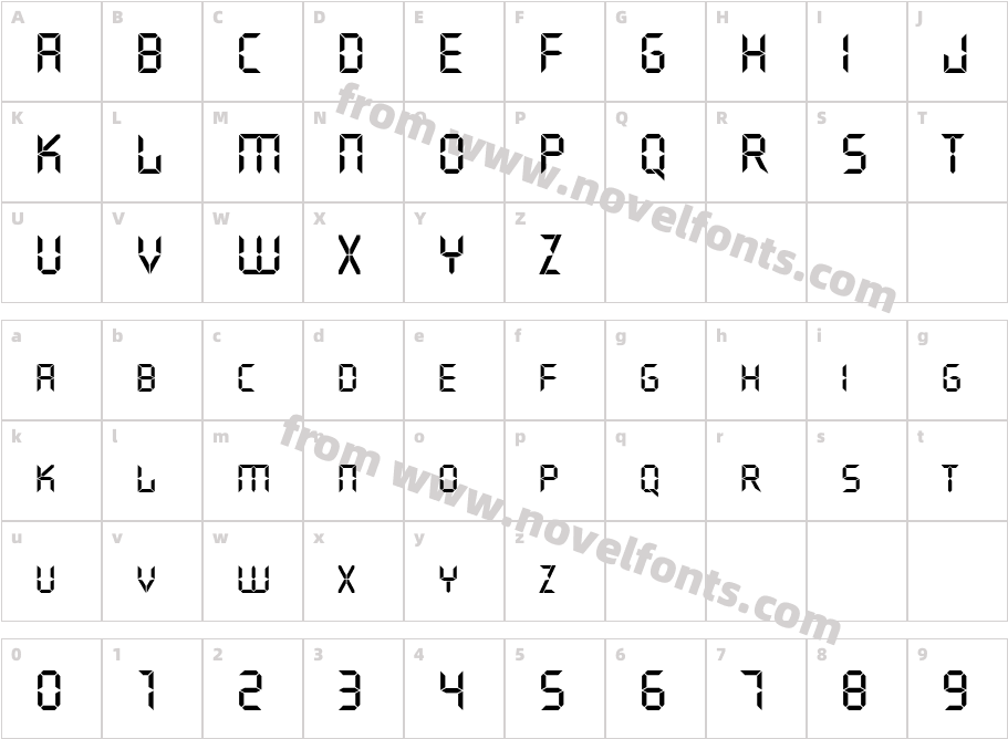 Quartz MdmCharacter Map