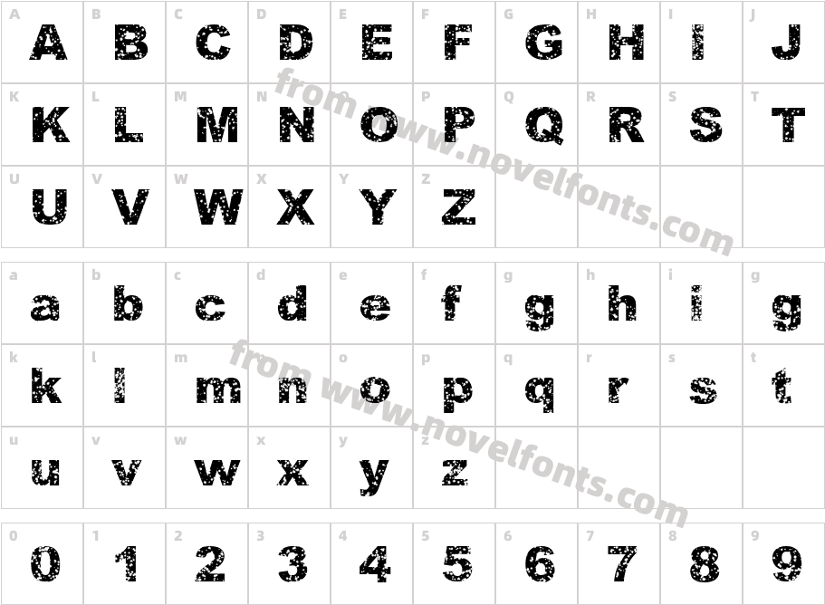 QuasartCharacter Map