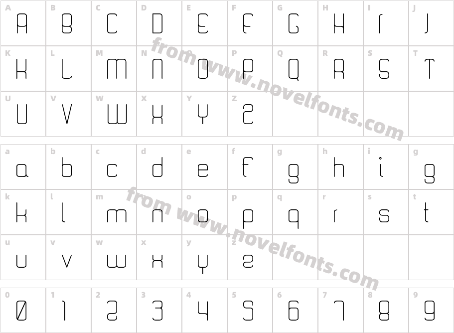 Quattro LightCharacter Map