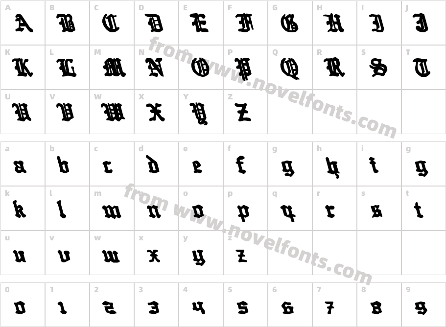 Quest Knight LeftalicCharacter Map