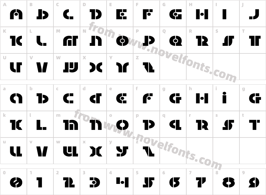 Questlok ExpandedCharacter Map