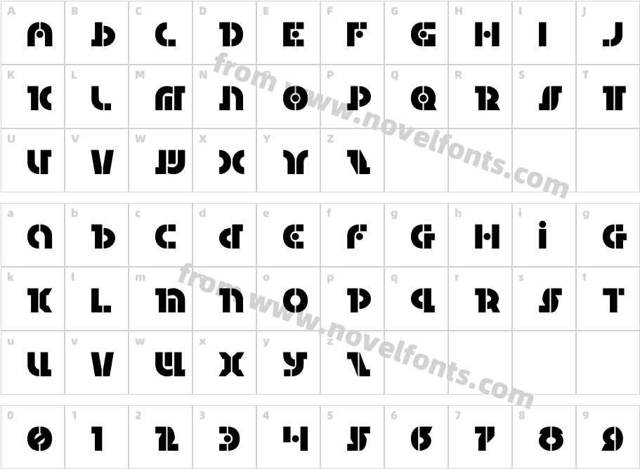 Questlok TitleCharacter Map