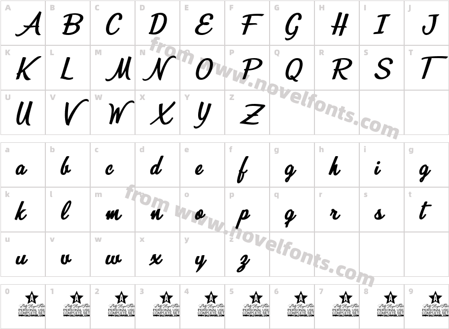 Quick Kiss Personal UseCharacter Map