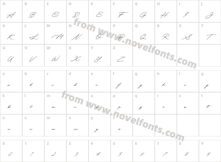 Quick Signature Personal UseCharacter Map