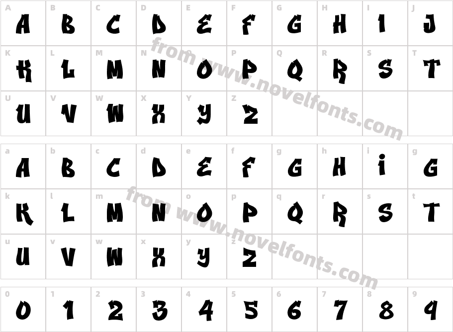 QuickBlastRegularCharacter Map