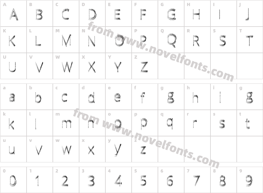 QuickFadeCharacter Map