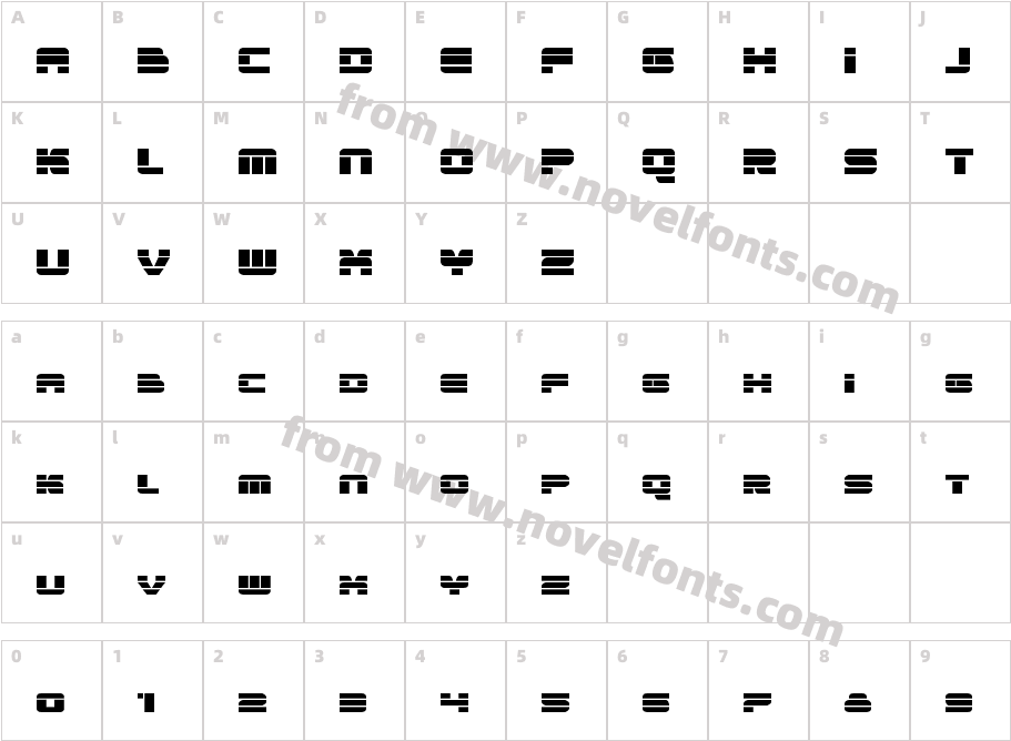 Quicken RegularCharacter Map