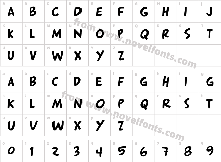 Arnold 2.1Character Map