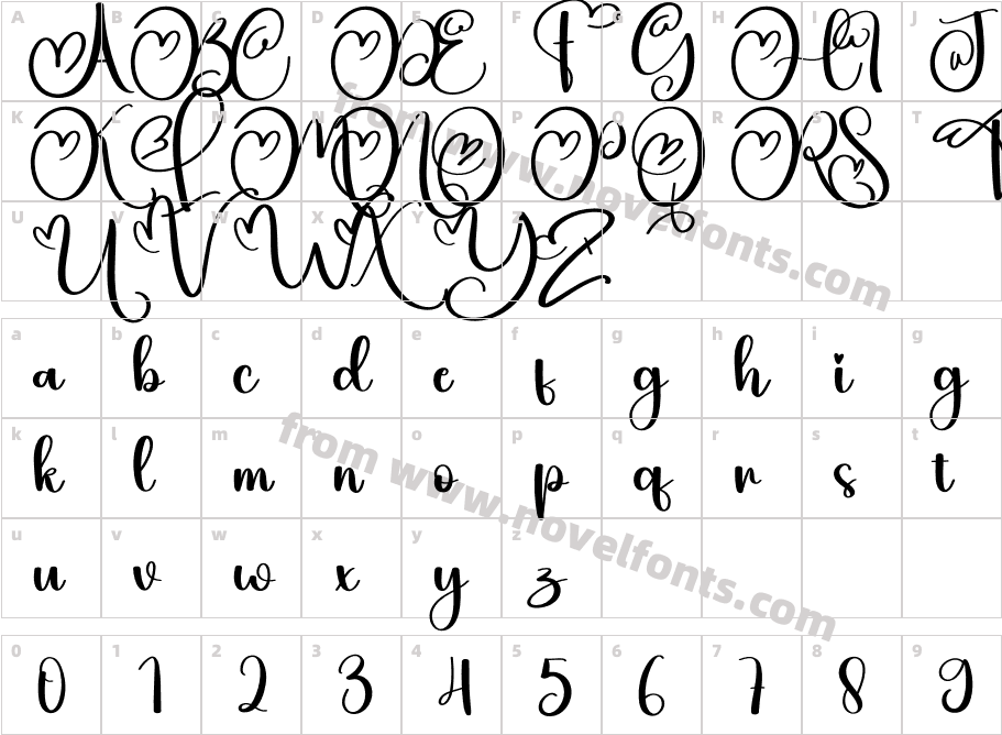 QuiltRegularCharacter Map