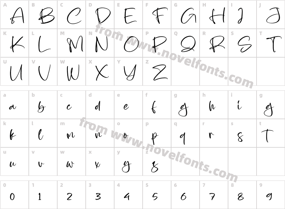 QuinttesaCharacter Map