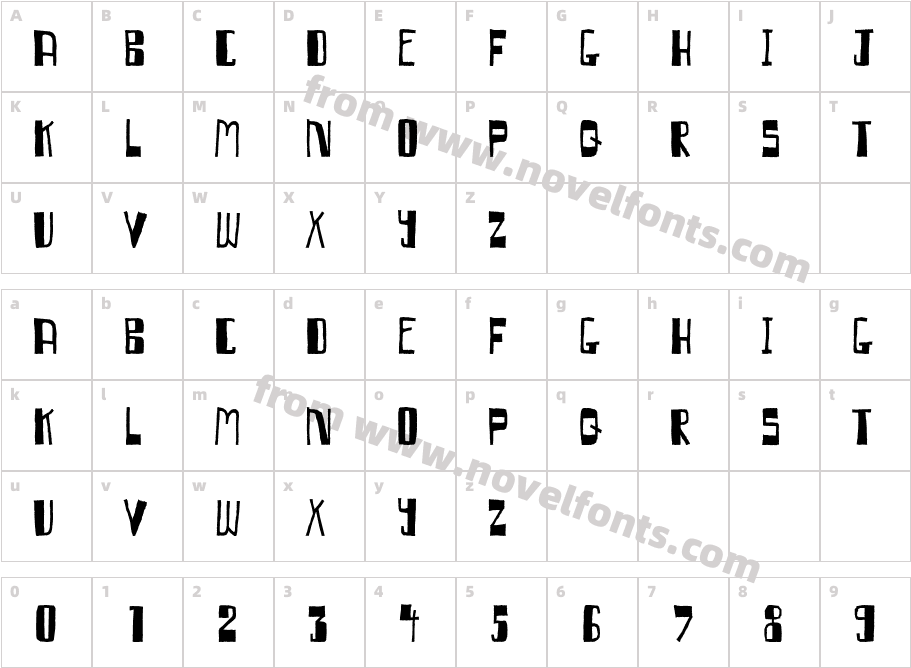 QumbazonkiCharacter Map