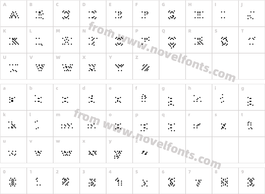 ArpegiusAliasCharacter Map