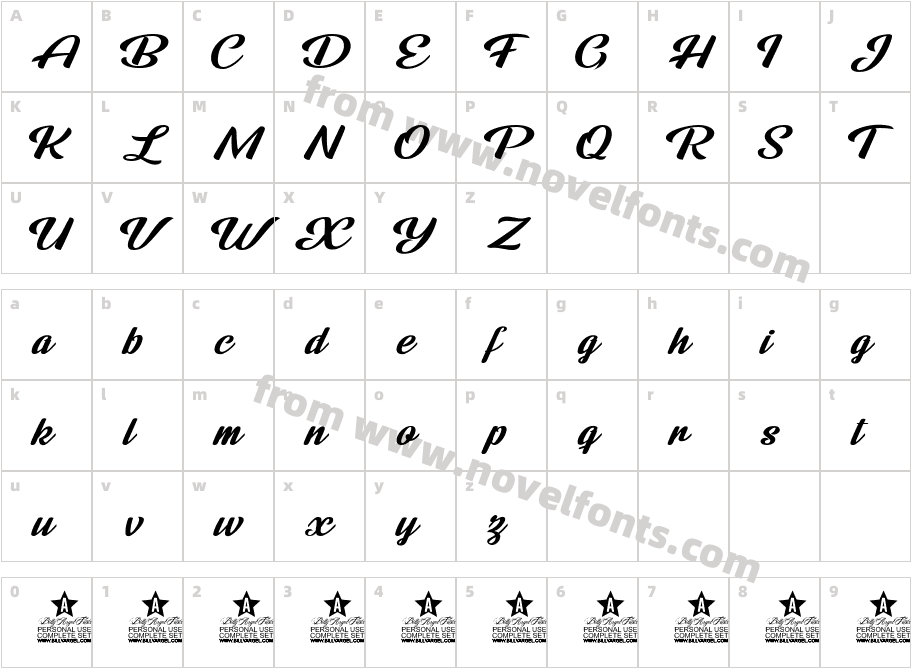 ROOSTER PERSONAL USECharacter Map