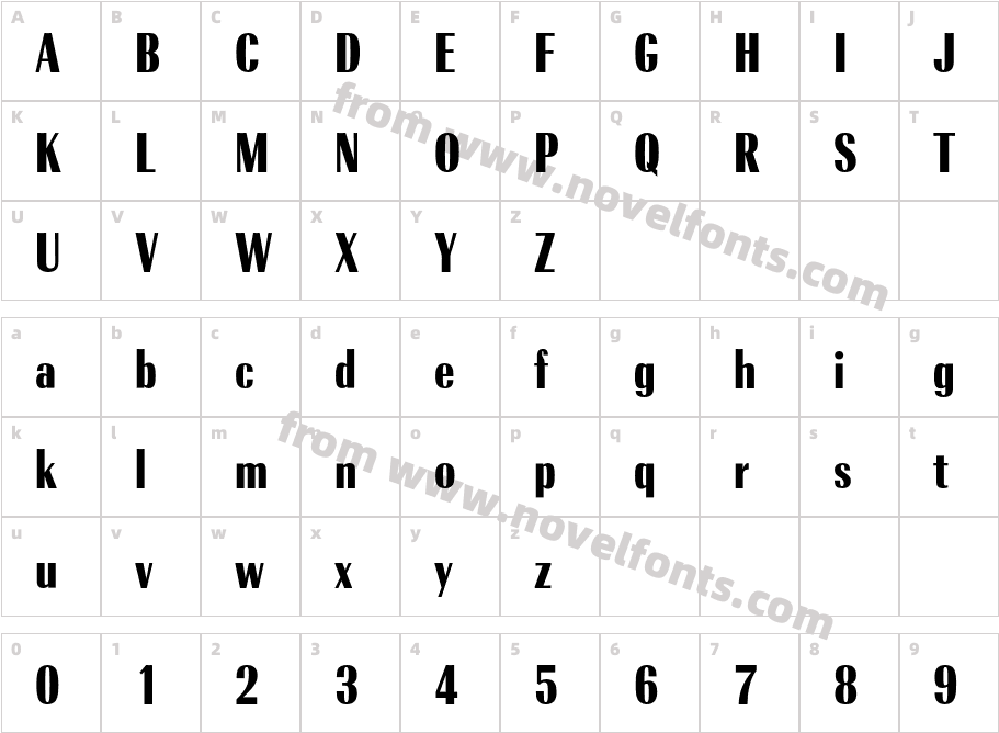 RadiantEFDisplay CondNo3Character Map