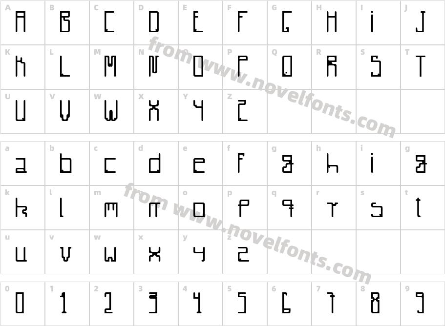 RadiareCharacter Map