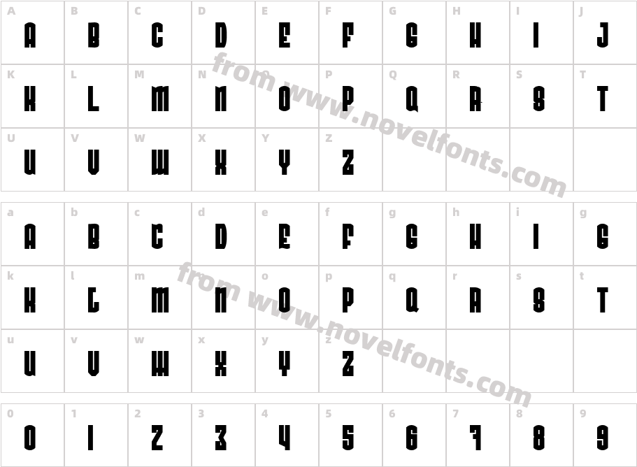 Radonator Very HeavyCharacter Map