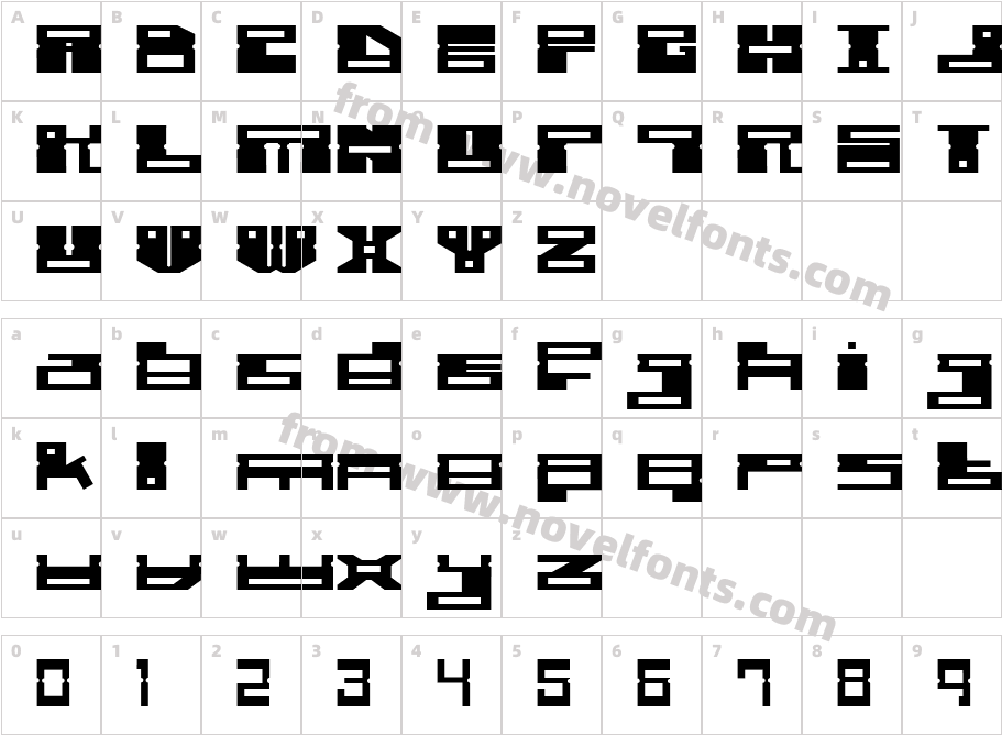 Ramm discCharacter Map