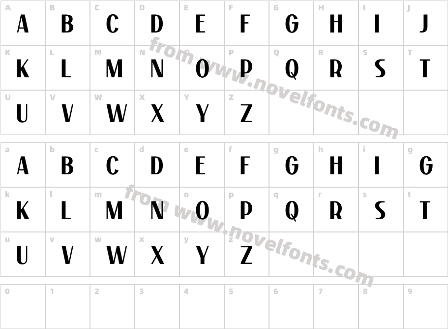 Random Three BoldCharacter Map