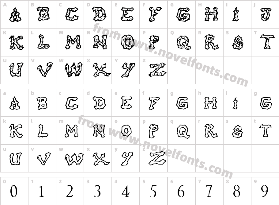 Raslani hO oH!Character Map