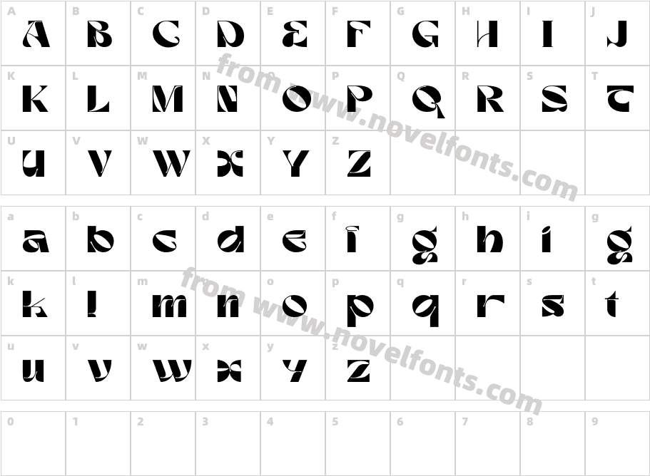 Rattani DemoCharacter Map