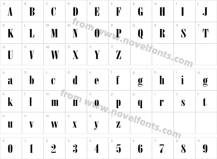 Arsis DReg NormalCharacter Map