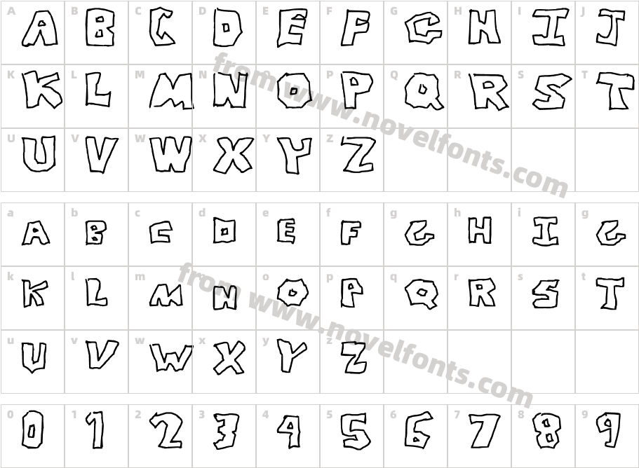 Re-Donk-U-LessCharacter Map