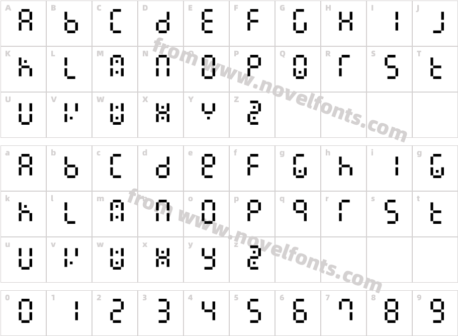 Readout-OneFrontCharacter Map