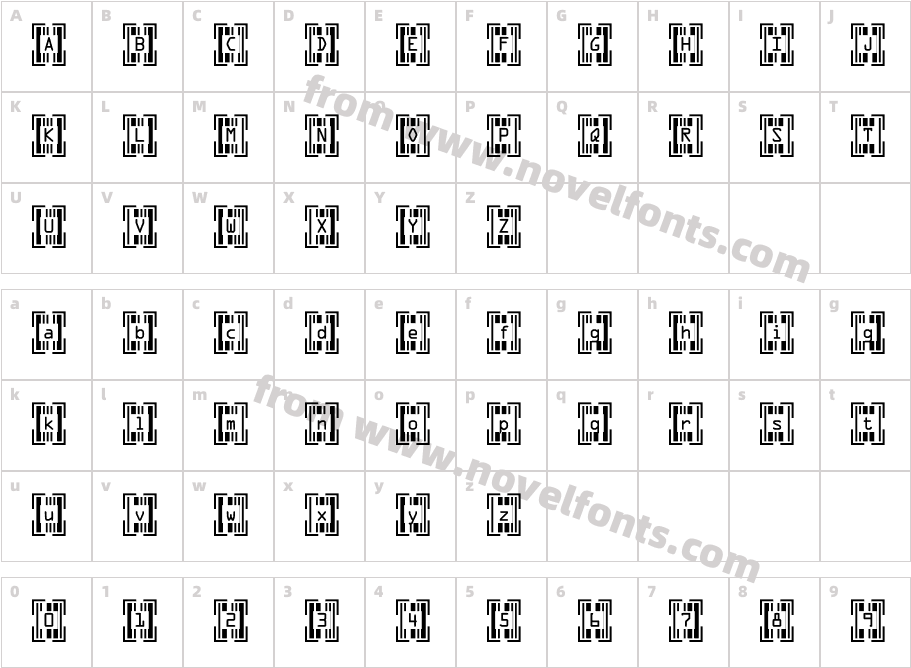 RecognitionCharacter Map