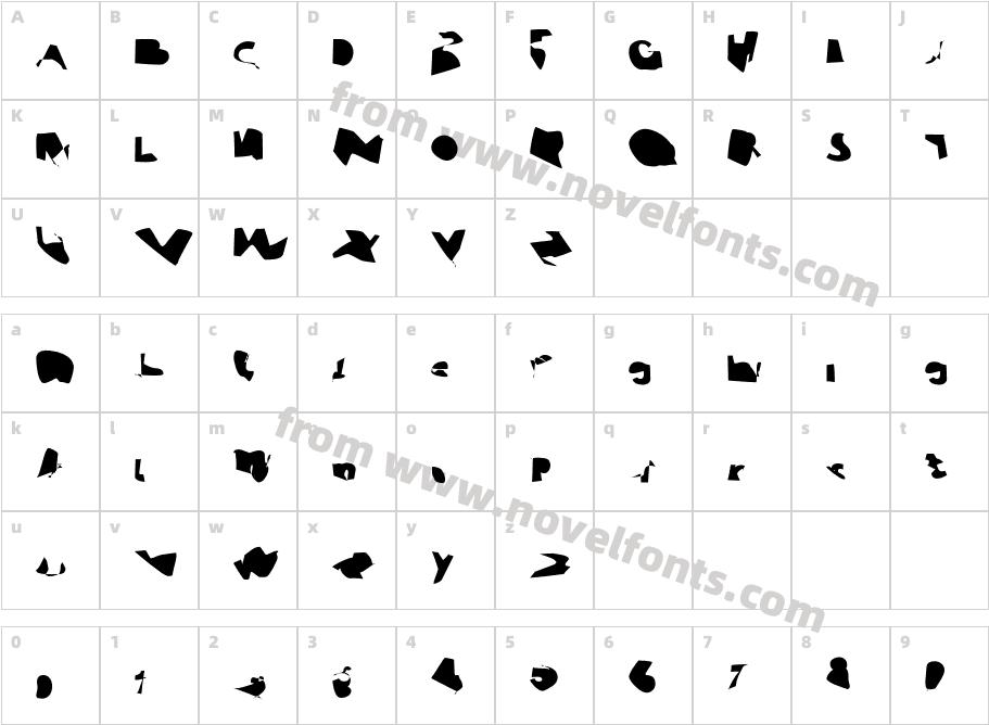 RecoveryCharacter Map