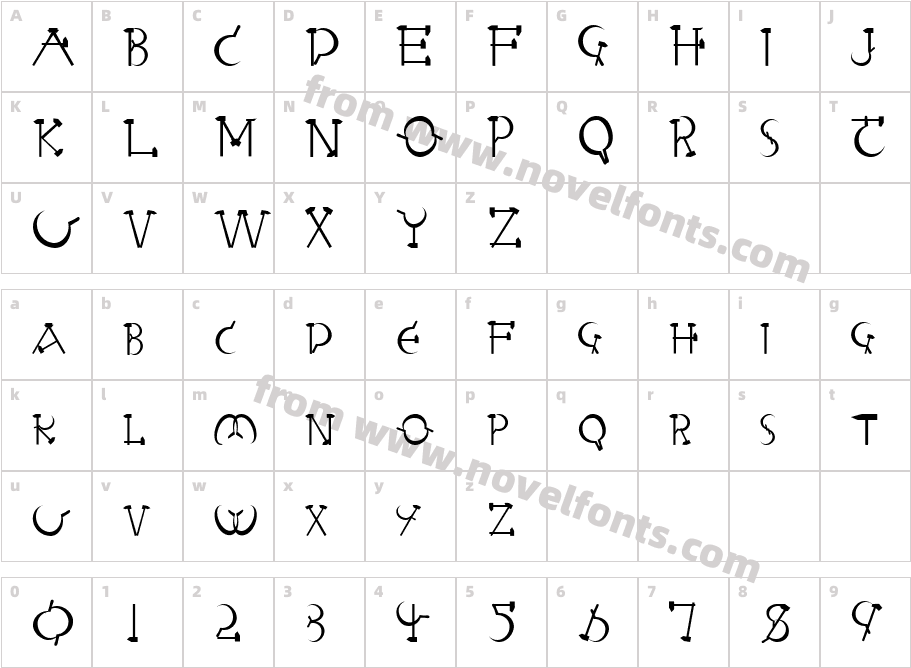 RedLetterCharacter Map