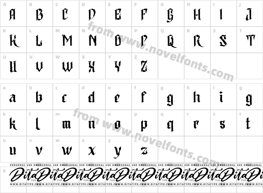 Redwinger Personal UseCharacter Map