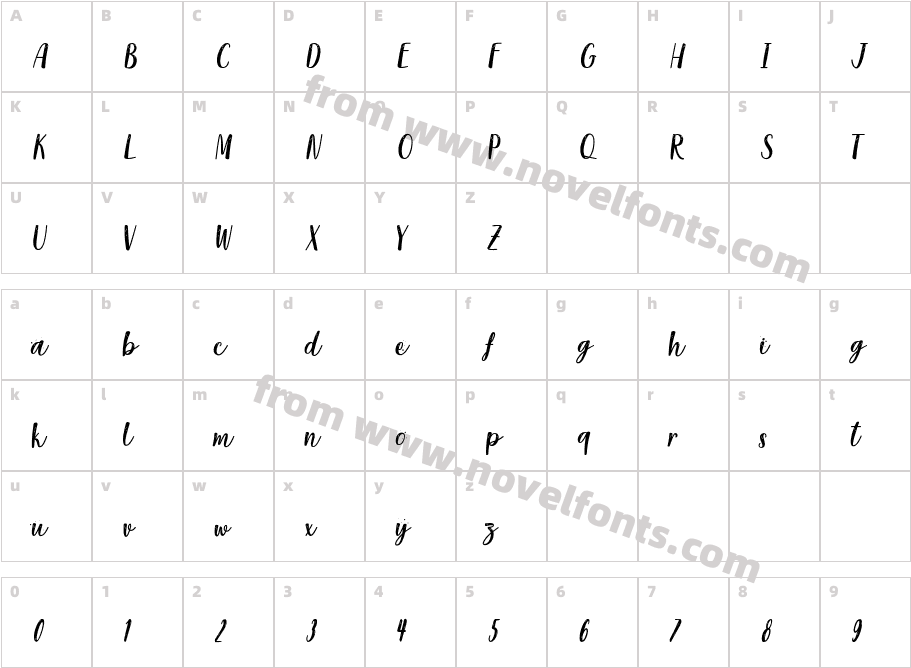 Reindeer Christmas - Personal UseCharacter Map