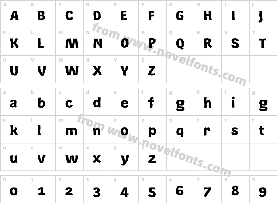 Rekord-BlackCharacter Map